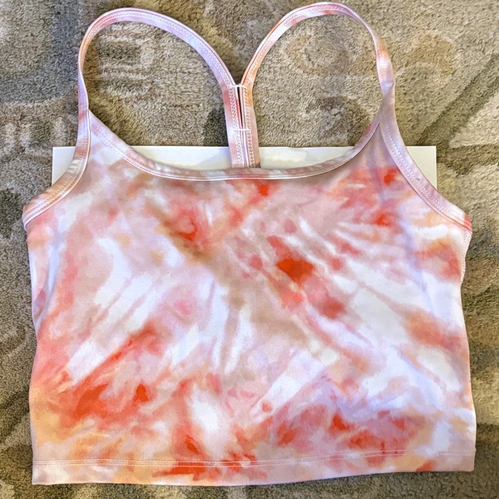 Gottex Tie-Dye Camisole in Orange and White